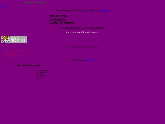 index screenshot