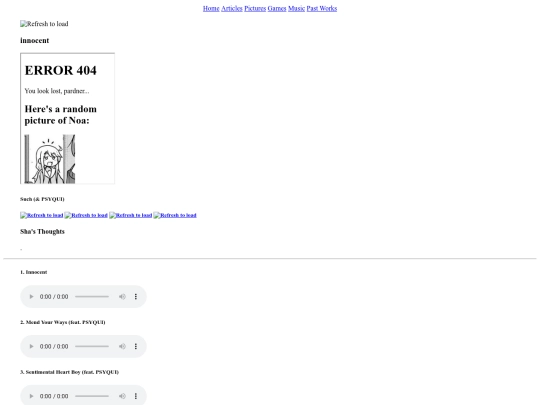 dev/music/albums/innocent screenshot