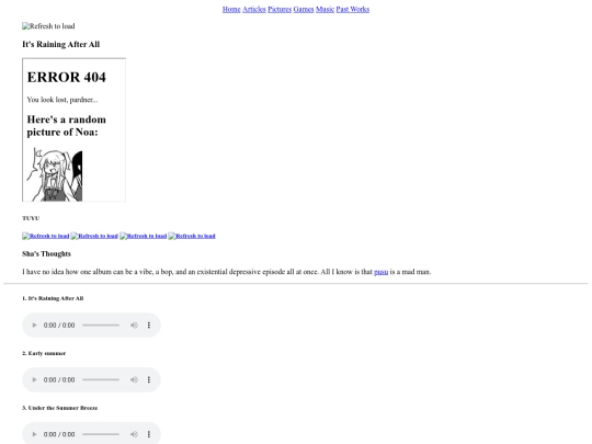 dev/music/albums/its_raining_after_all screenshot