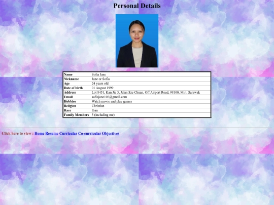 resume screenshot