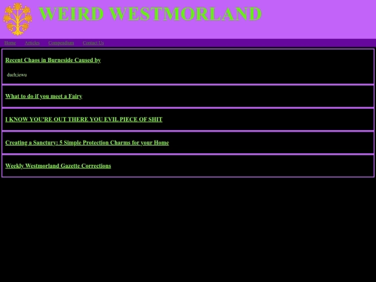Articles screenshot