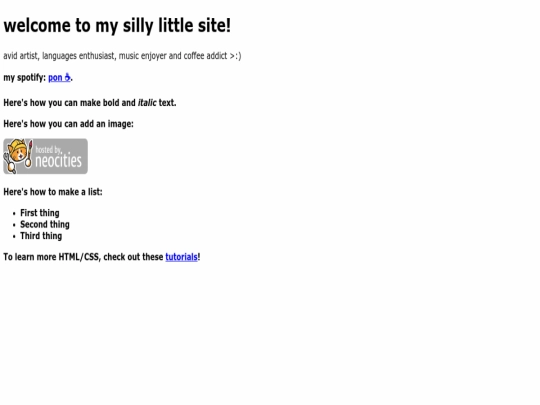 index screenshot