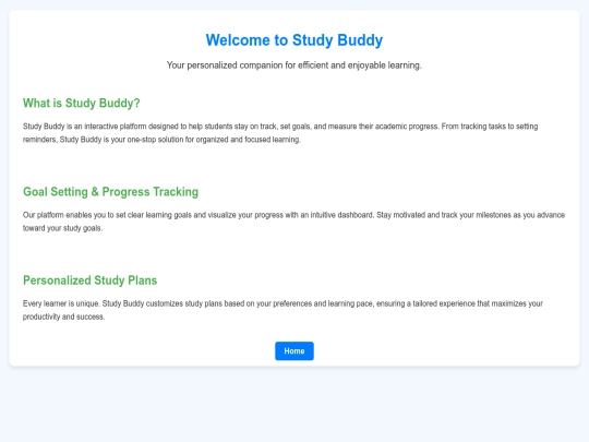 study buddy/about screenshot