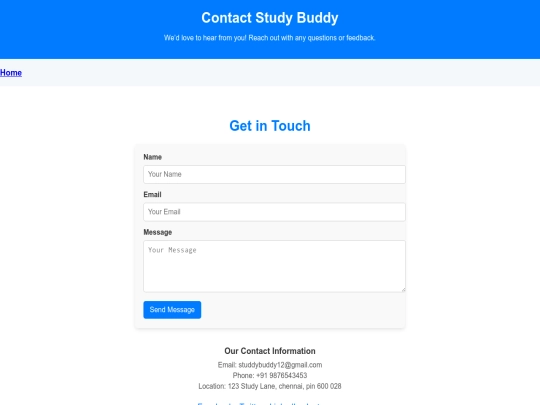 study buddy/contact screenshot
