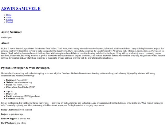 index screenshot