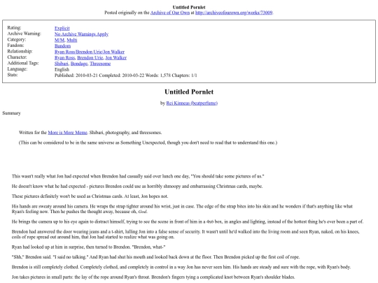 fic/Untitled Pornlet screenshot