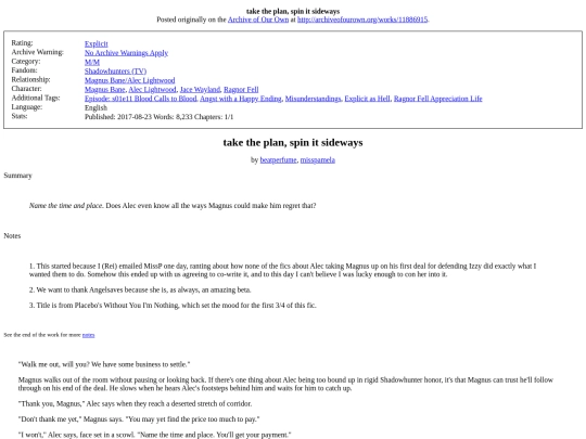 fic/take the plan spin it screenshot