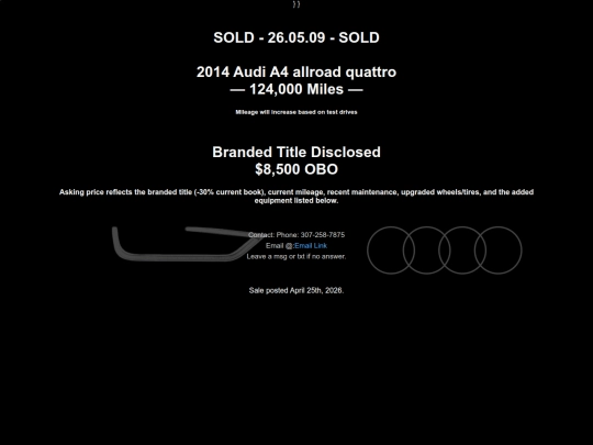 Audi screenshot