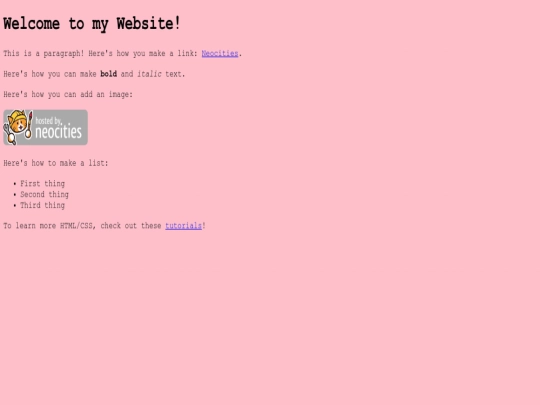 index screenshot