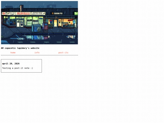 pages/postits screenshot