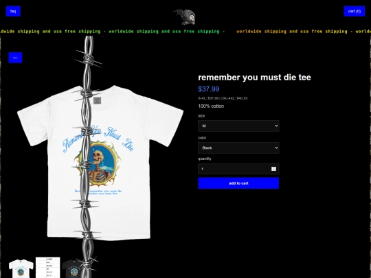 product-remember-you-must-die-tee screenshot