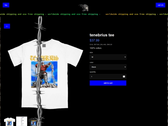 product-tenebrius-tee screenshot
