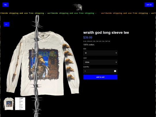 product-wraith-god-long-sleeve-tee screenshot
