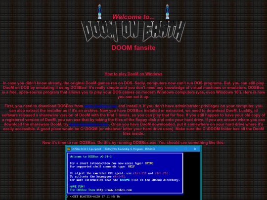 DooM_On_Windows screenshot