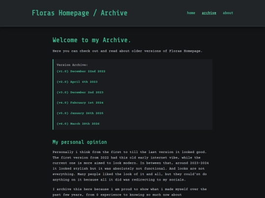 archive screenshot