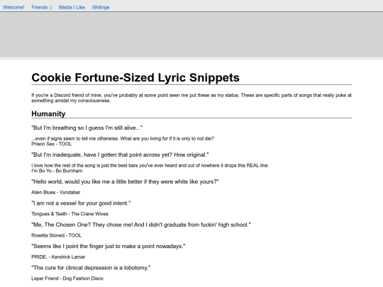 media/lyrics screenshot