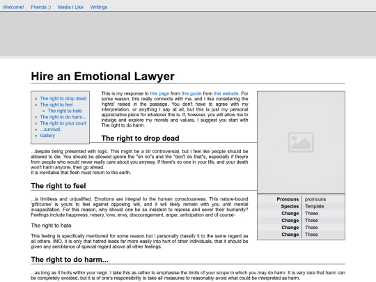 writings/rights screenshot