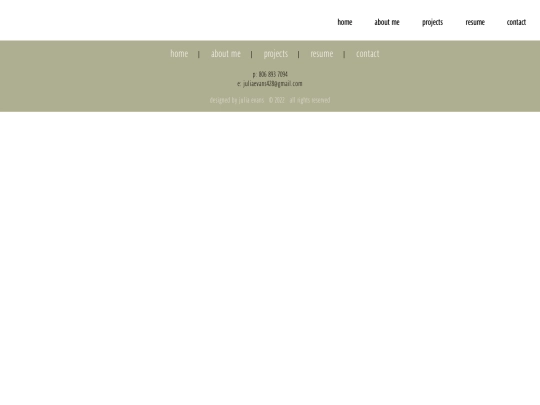 evans_portfolio/arch 406/resume screenshot