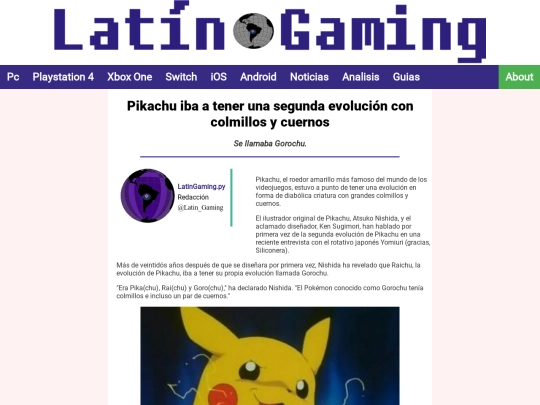 Pikachu iba a tener una segunda evolución con colmillos y cuernos screenshot