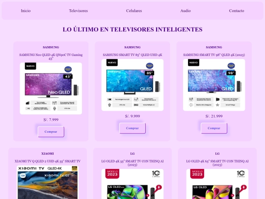 televisores screenshot