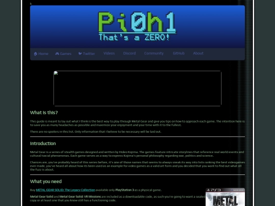 playmetalgear screenshot