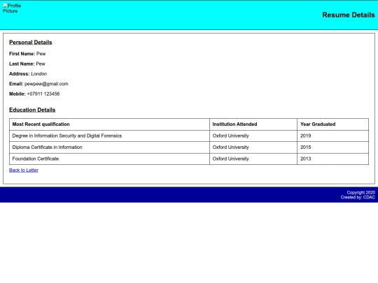 index screenshot