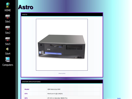 Systems/astro screenshot