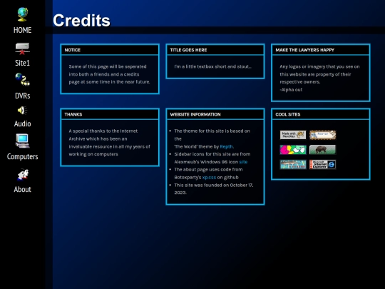 credits screenshot