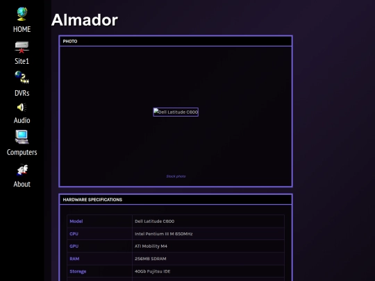 systems/almador screenshot