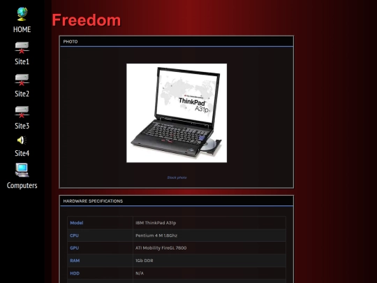 systems/freedom screenshot