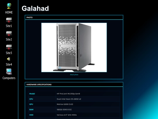 systems/galahad screenshot