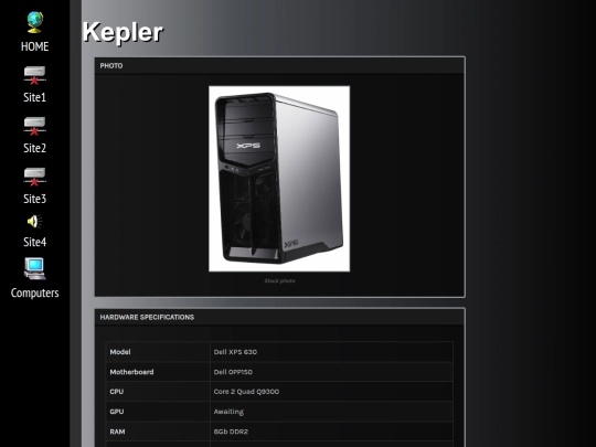 systems/kepler screenshot