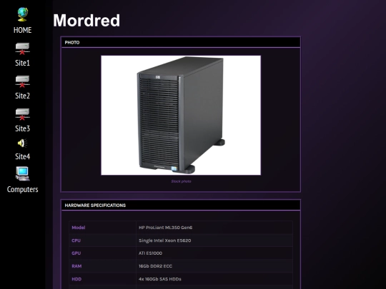 systems/mordred screenshot
