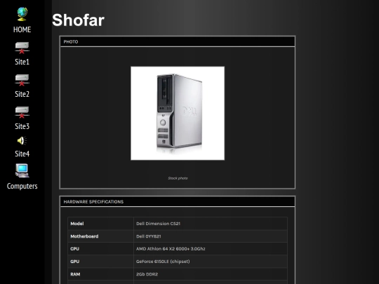 systems/shofar screenshot
