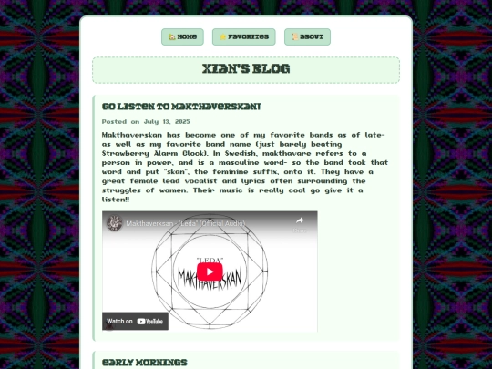 blog screenshot