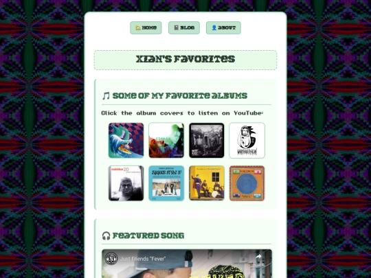 favorites screenshot