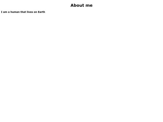 about-me screenshot