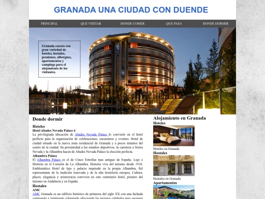 granada/donde_dormir screenshot