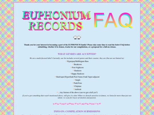 FAQ screenshot