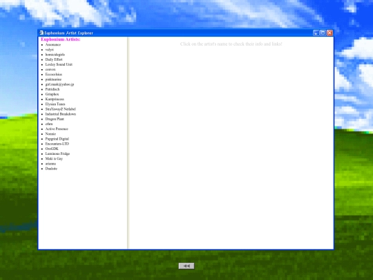 artists screenshot