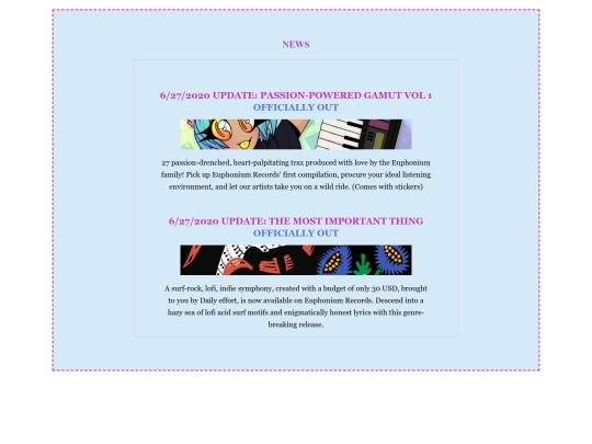 testsite screenshot