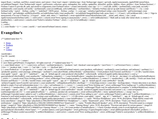 index screenshot
