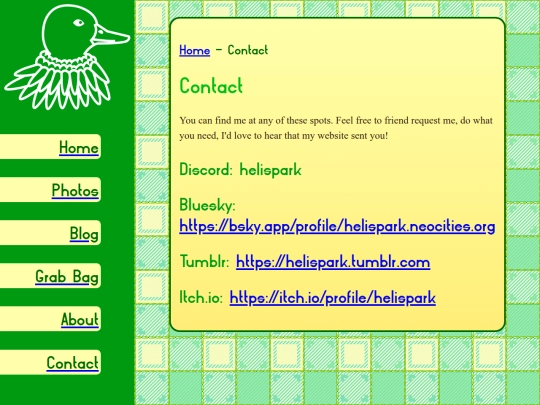 contact screenshot