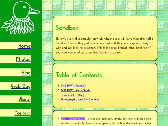 sandbox screenshot