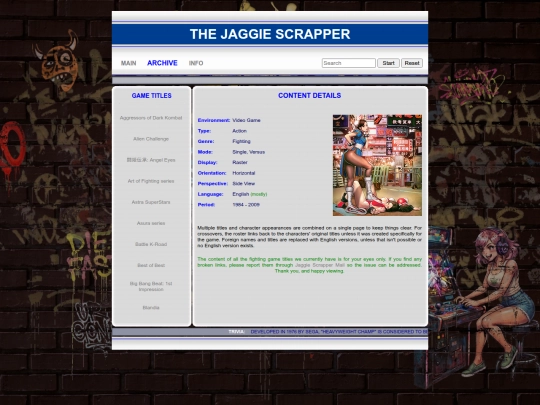 archive screenshot