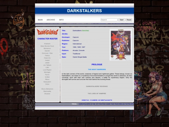 darkstalkers screenshot