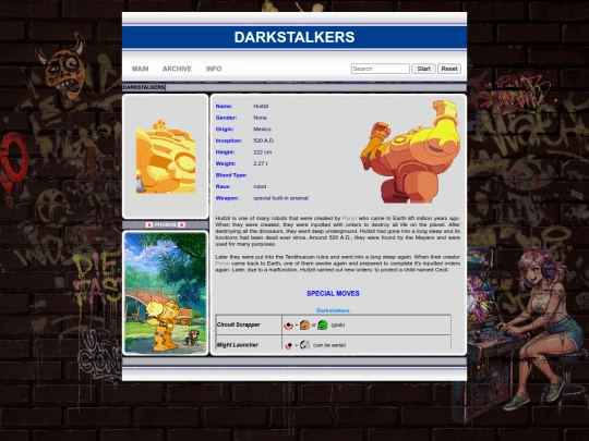 darkstalkers/huitzil screenshot