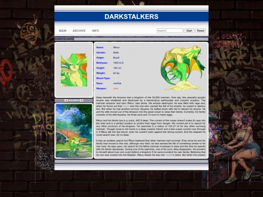 darkstalkers/rikuo screenshot