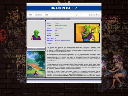 dbz/piccolo screenshot