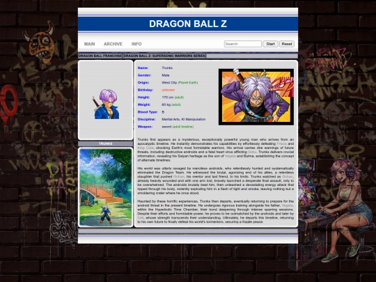 dbz/trunks screenshot